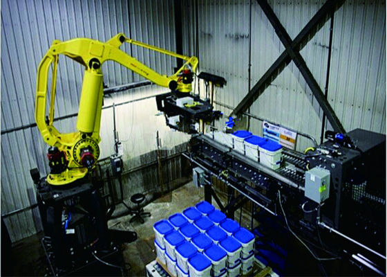 Trung Quốc Robot ngang / Hệ thống xếp pallet Robot Single Column cho Big Bags / Barrels nhà cung cấp